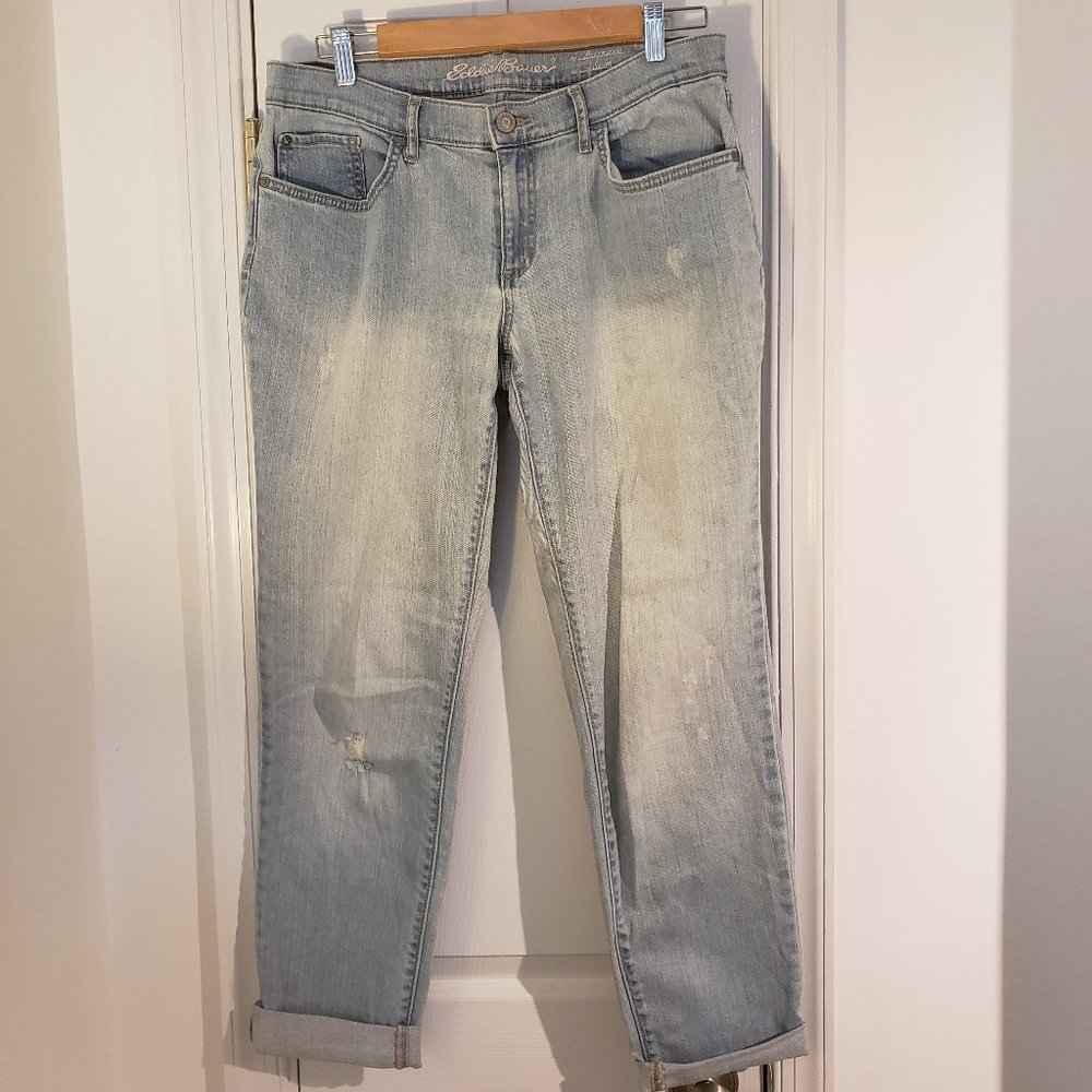 Eddie Bauer Light Wash Boyfriend Jeans